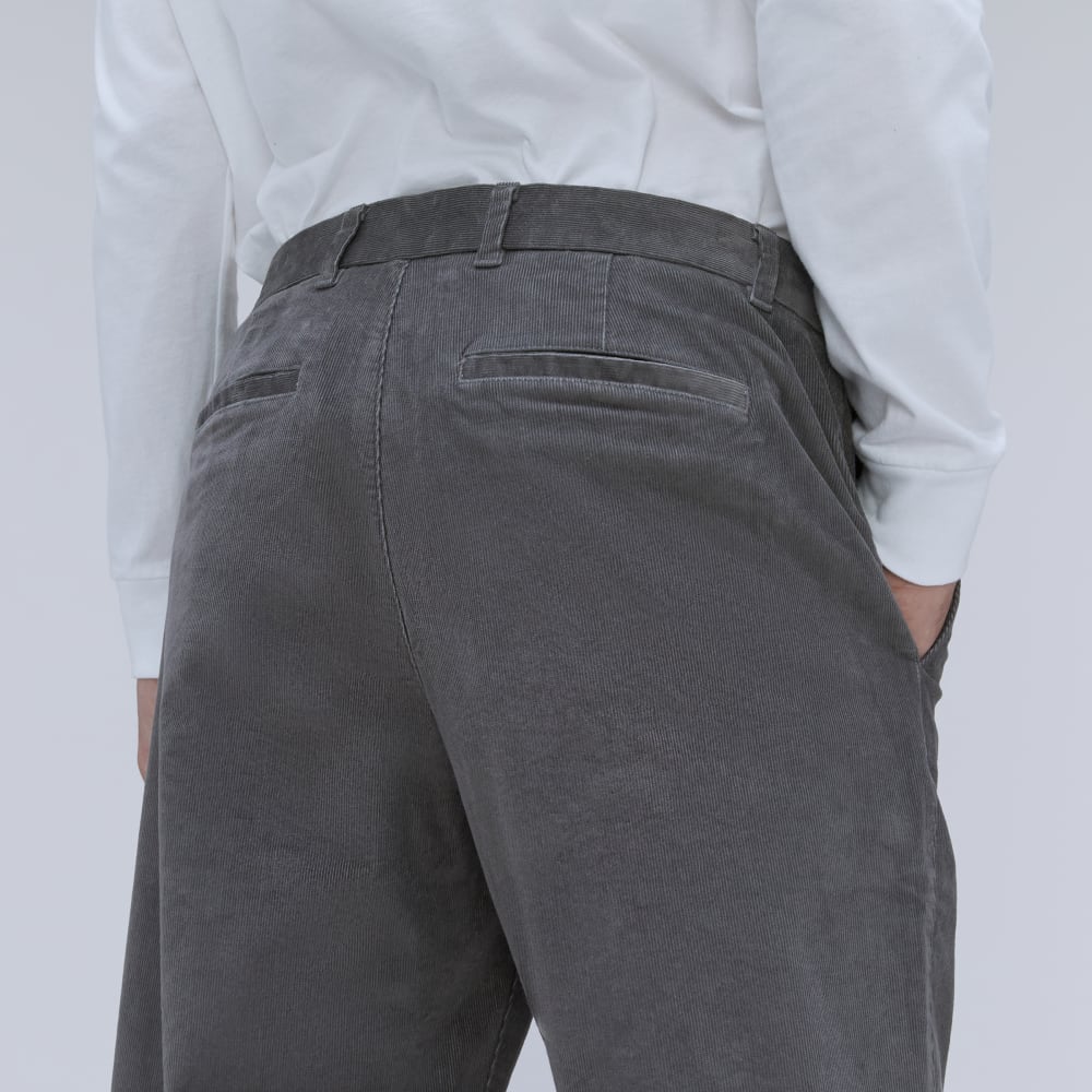 The Straight Fit Corduroy Pant | Pewter