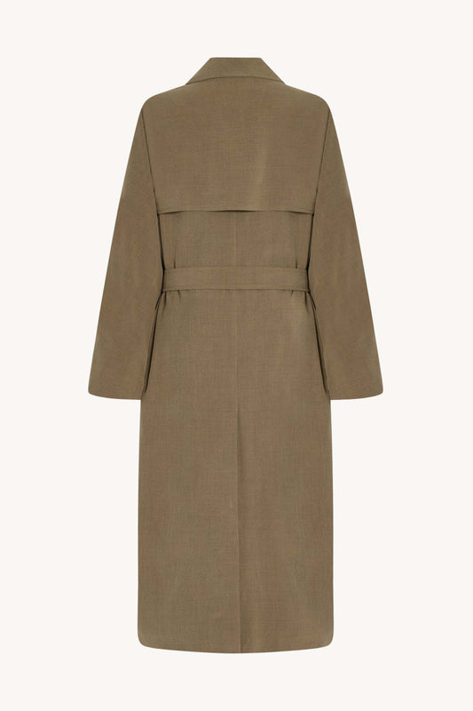 Rhydian Coat in Wool and Silk