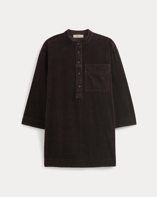 The Corduroy Mini Dress | Dark Chocolate