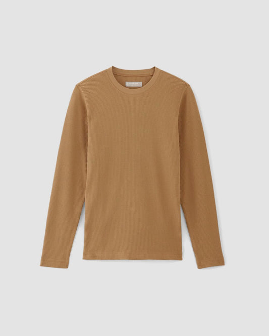 The Waffle Long-Sleeve Crew | Toasted Coconut