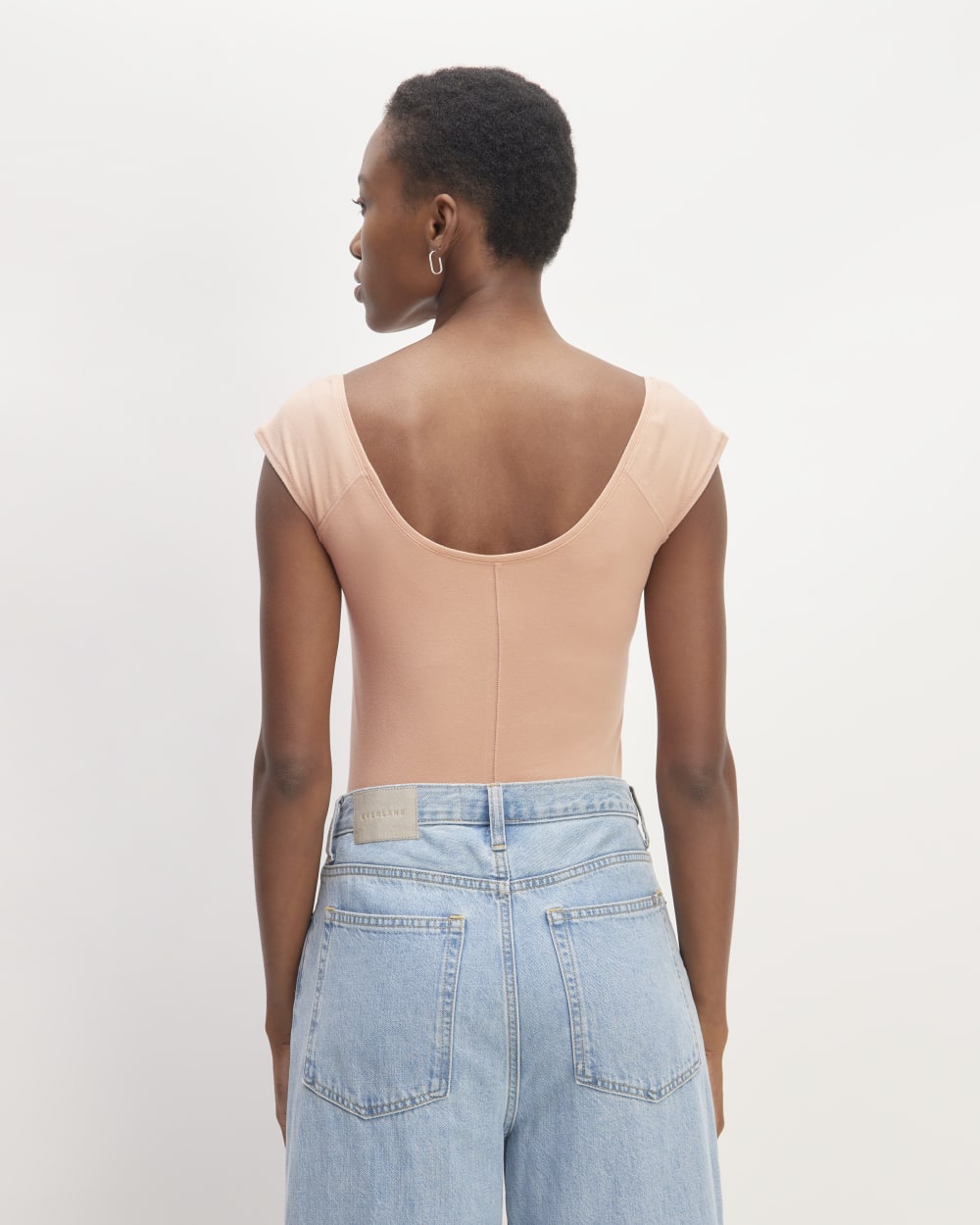 The Supima® Form Cap-Sleeve Tee | Blush Pink
