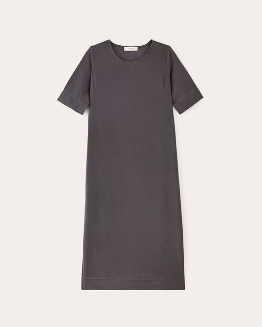 The Relaxed T-Shirt Dress in Buttersoft | Graphite
