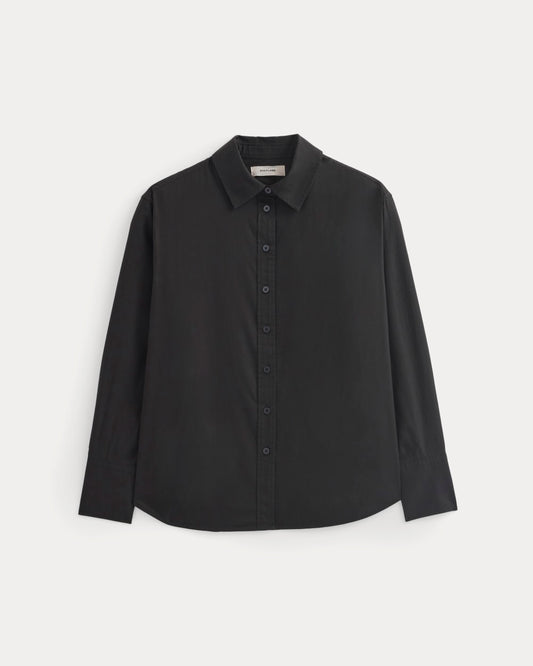 Everyday Shirt in Silky Cotton | Black