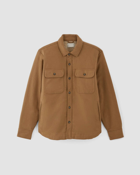 The ReNew Fleece-Lined Heavyweight Overshirt | Toasted Coconut