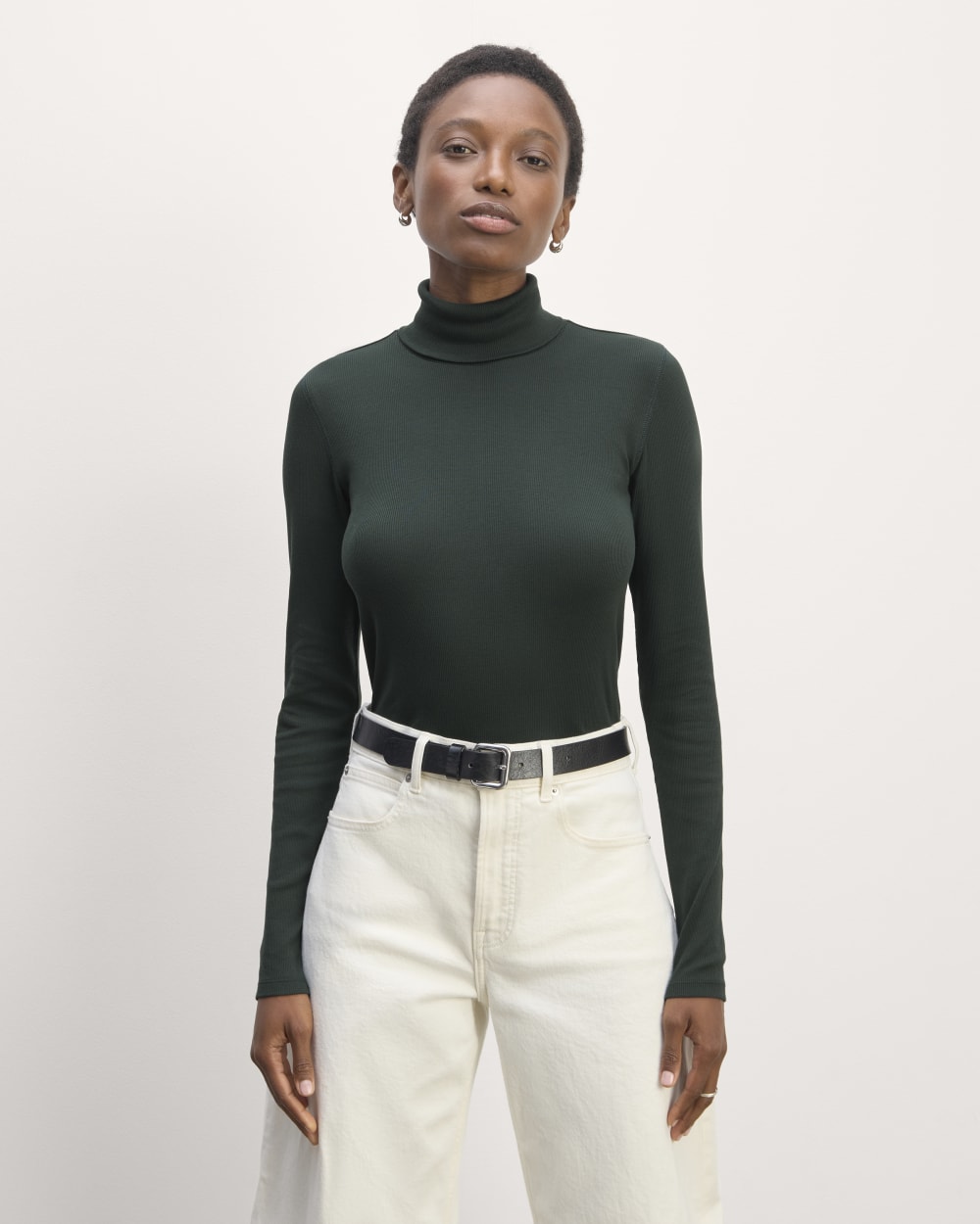 The Luxe Rib Turtleneck | Scarab
