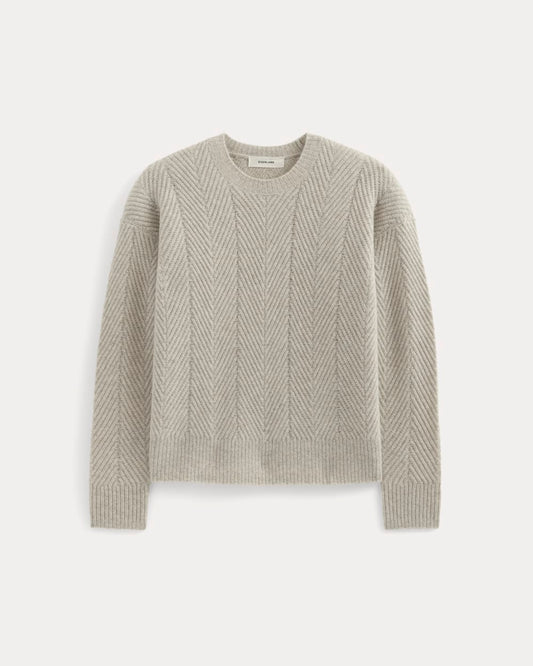 Cashmere Herringbone Sweater | Canvas