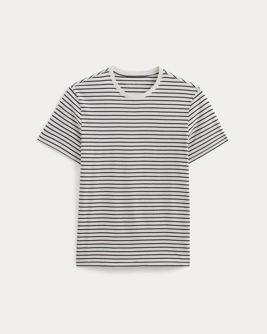 The Essential Organic Crew | Bone / Black