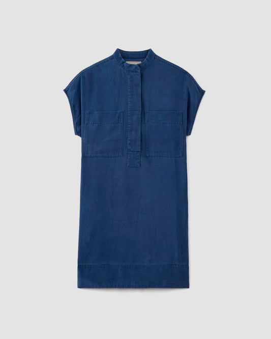 The TENCEL™ Easy Workwear Dress | Bellwether Blue