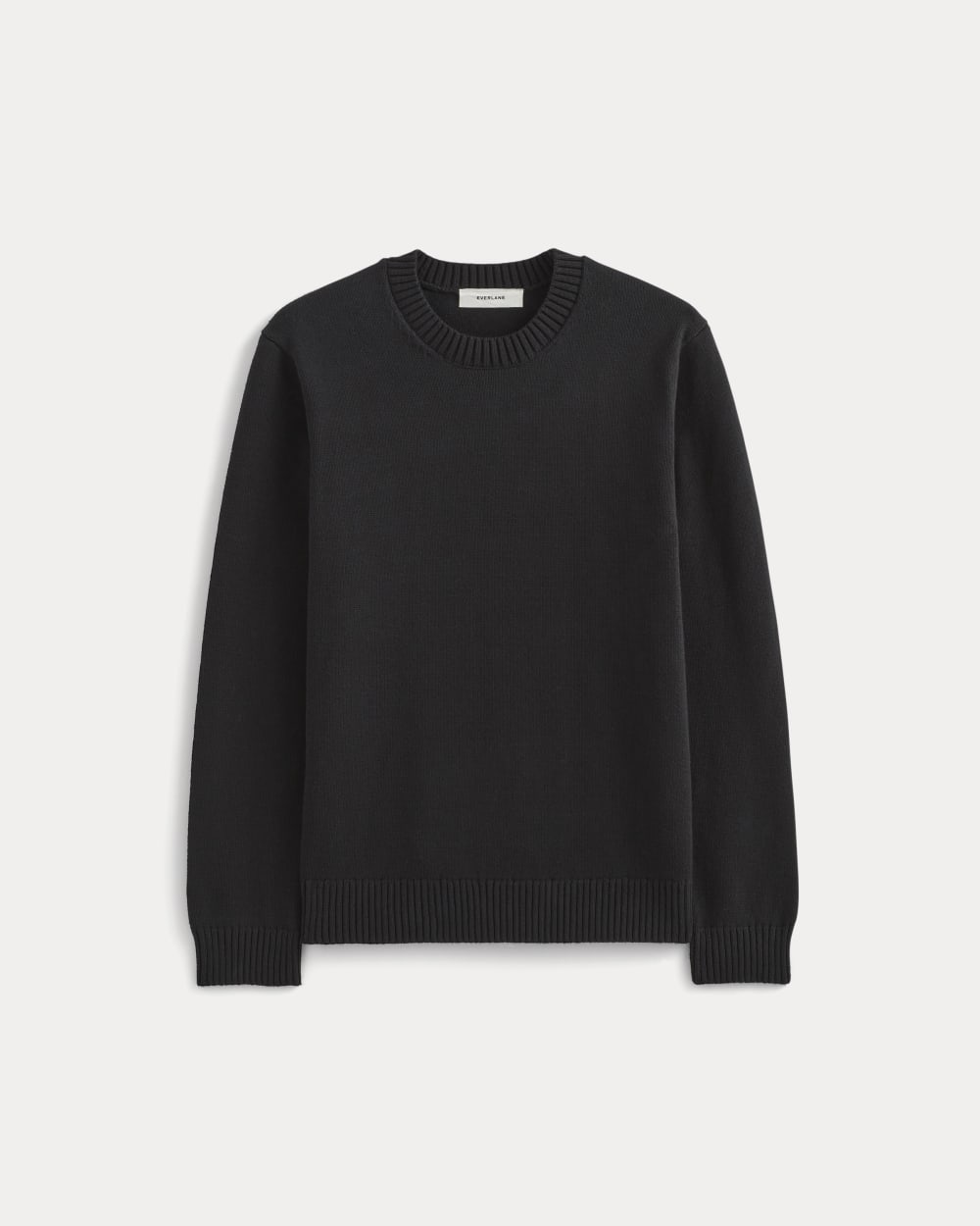 The Classic Sweater in Everyday Cotton | Black