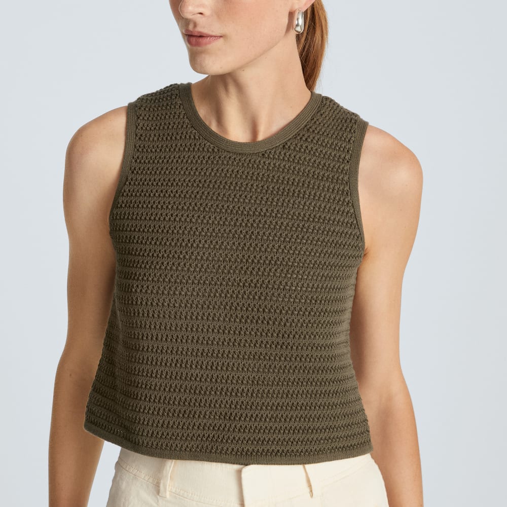 The Crochet Knit Cami | Beech