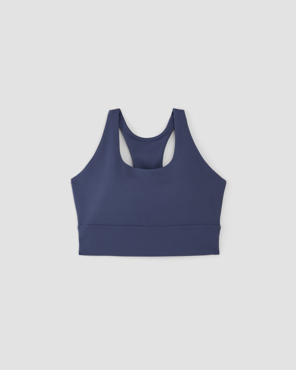The Perform Longline Bra | Ocean Blue