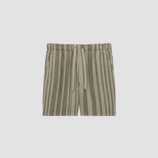 The Linen Easy Short | Seagrass / Kalamata