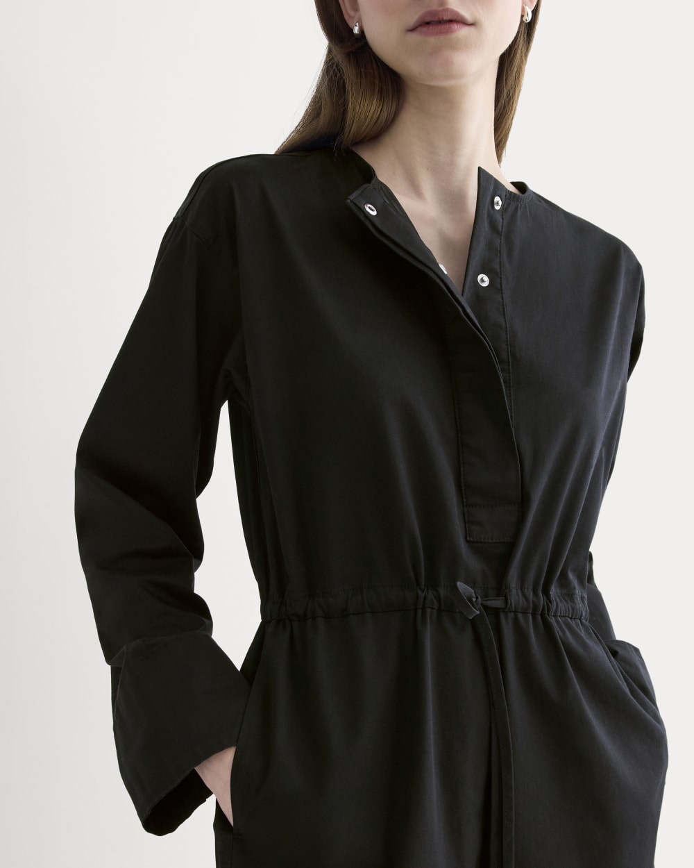 The Utility Drawstring Jumpsuit | Black