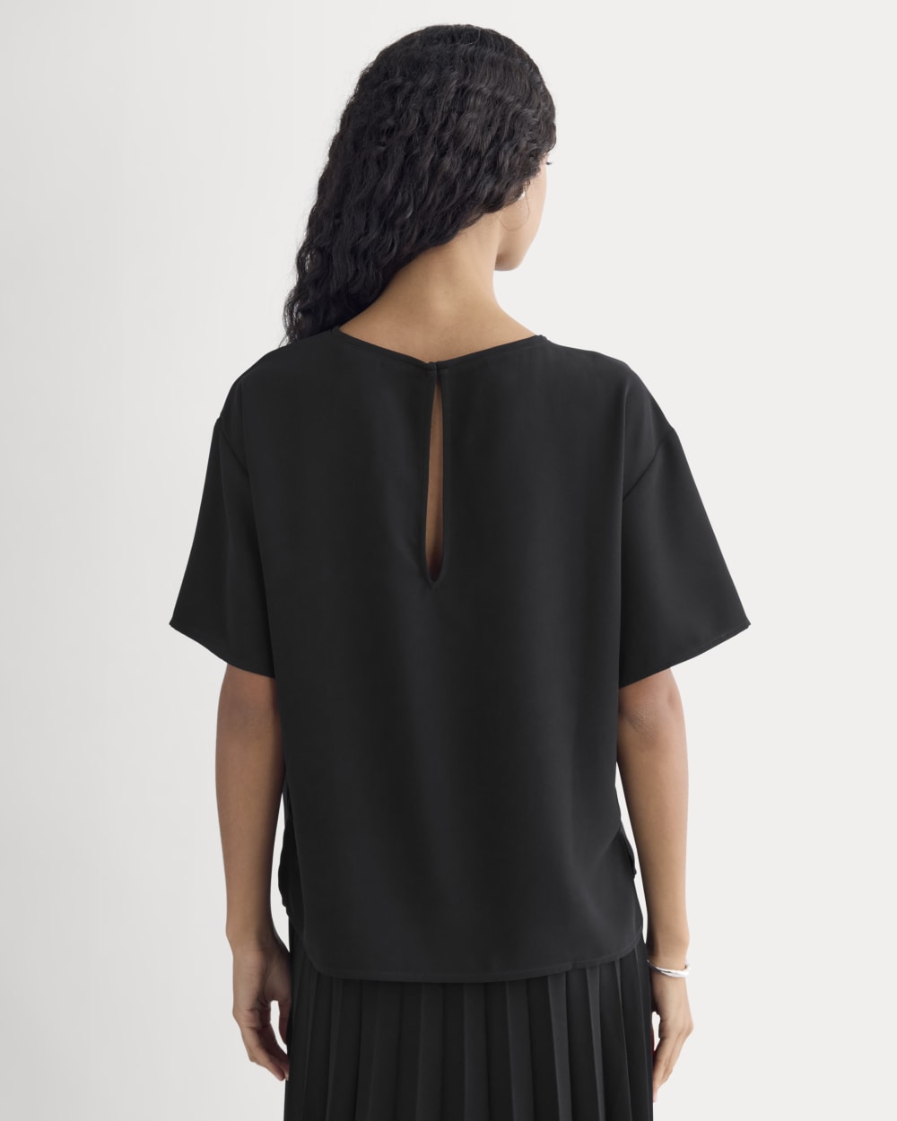 Drapey Crepe Top | Black