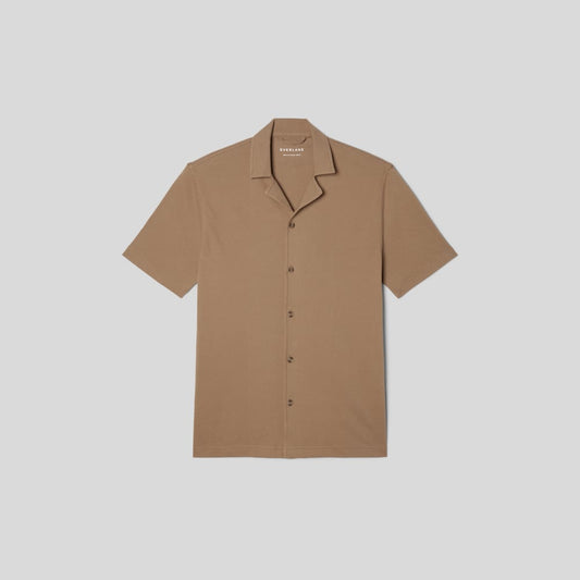 The Pique Short-Sleeve Shirt | Toasted Coconut