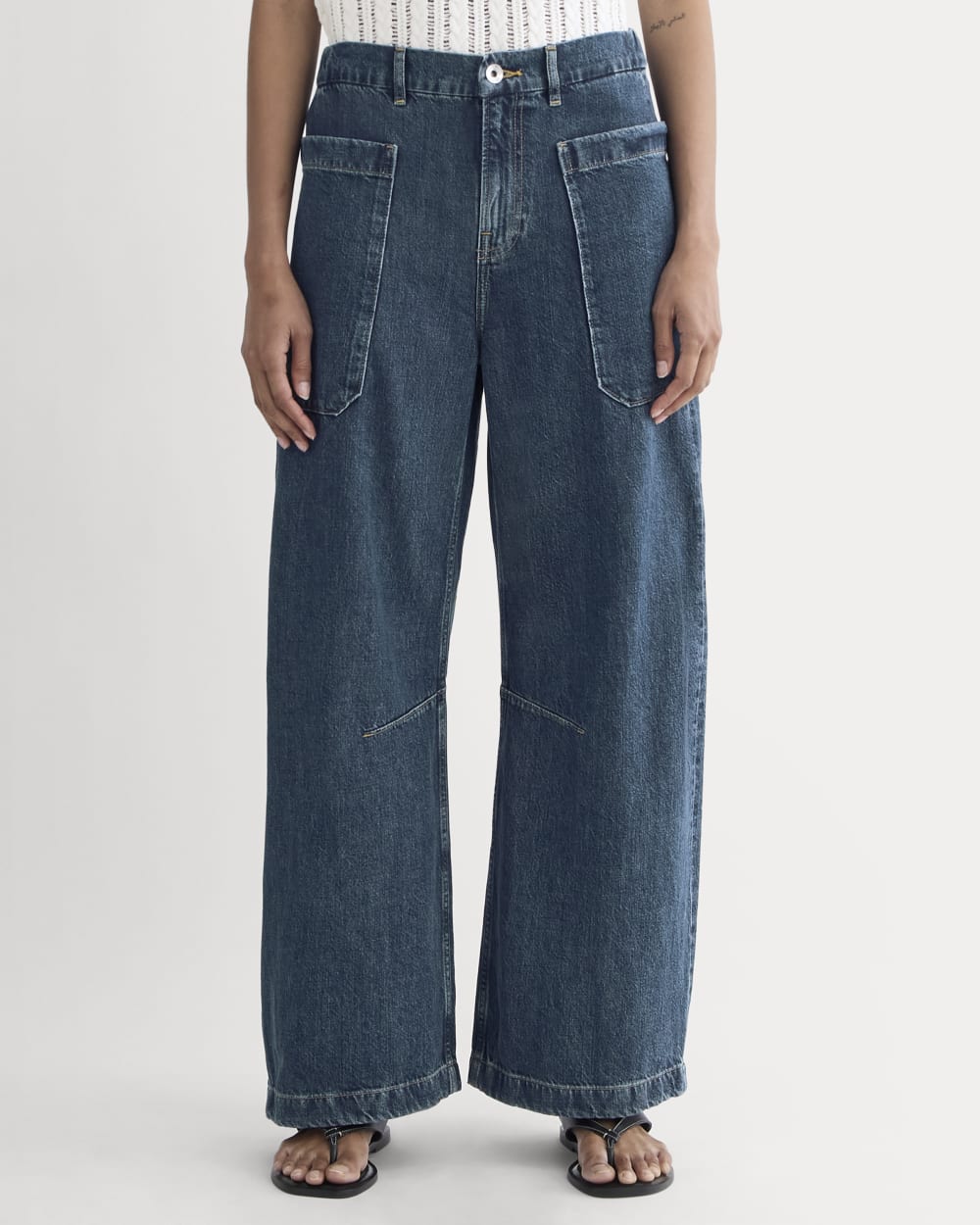 The Gardener Pull-On Jean | Mid Indigo