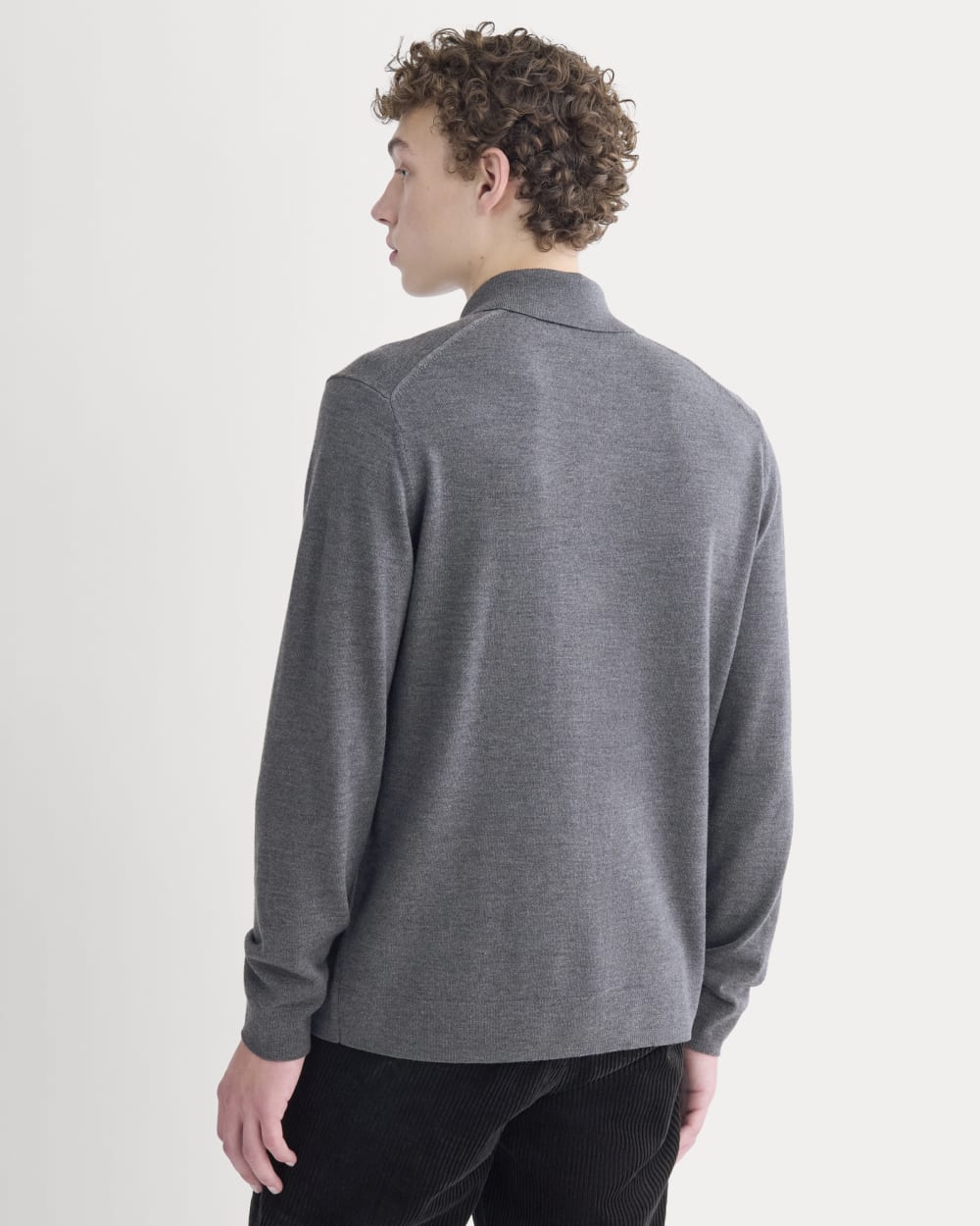 Ultrasoft Button-Down Sweater | Heather Mid Charcoal