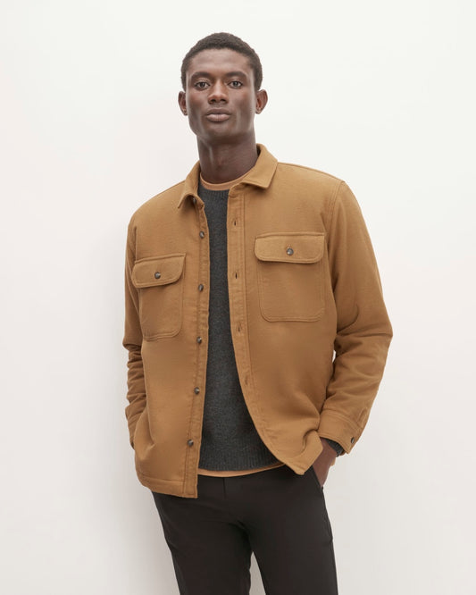 The ReNew Fleece-Lined Heavyweight Overshirt | Toasted Coconut