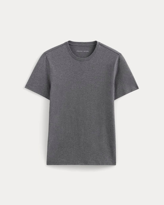 The Essential Organic Crew | Heathered Charcoal