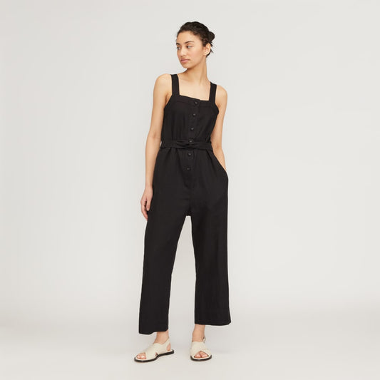 The Linen Jumpsuit | Black