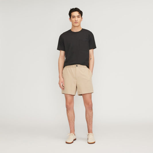 The Pull-On Performance Chino 5 Short | Trench Coat Khaki