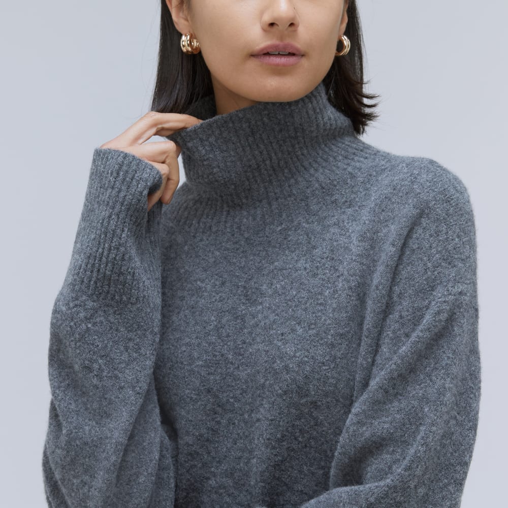 The Cozy Stretch Turtleneck Dress | Marin