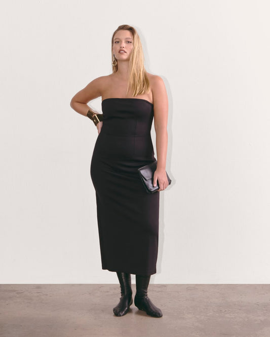 The Dream Strapless Dress | Black