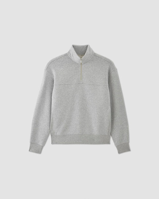 The ReTrack Fleece Half-Zip |  Heathered Grey