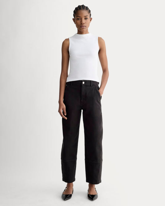 The Utility Barrel Pant | Black | Tall
