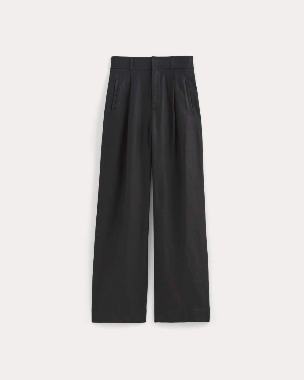 The Linen Way-High® Drape Pant  | Black
