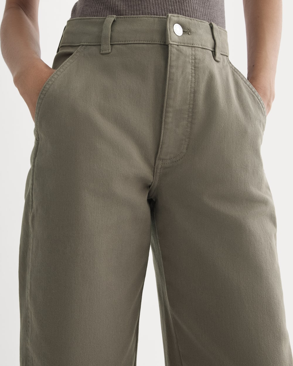 The Utility Barrel Pant | Taupe | Regular