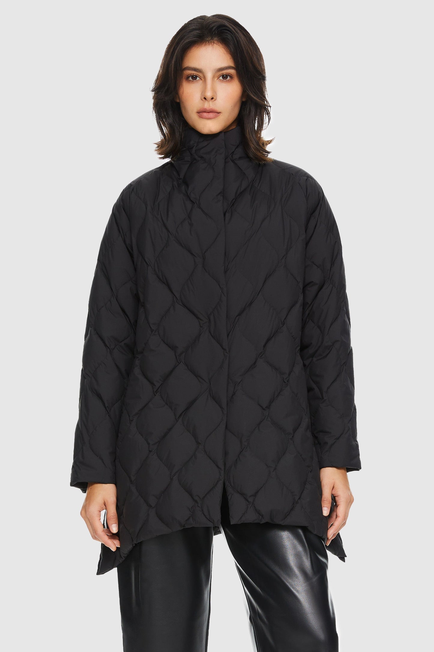 Lightweight Long-Sleeve Down Puffer Jacket