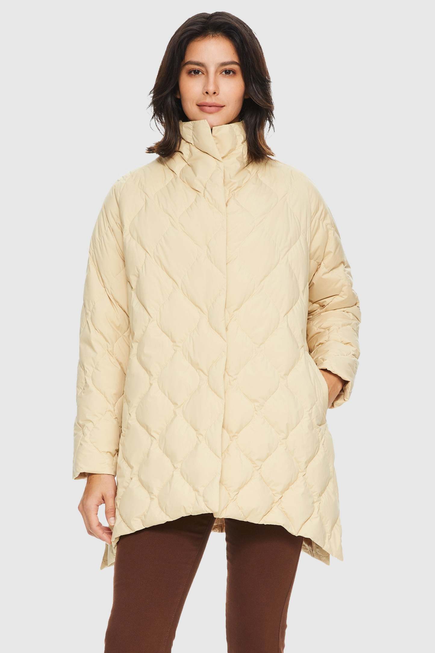 Lightweight Long-Sleeve Down Puffer Jacket