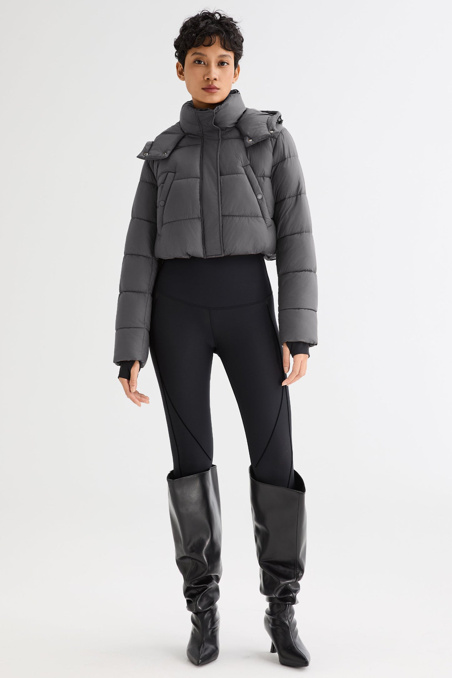 Urban Essential Cropped Lyrella Puffer Jacket