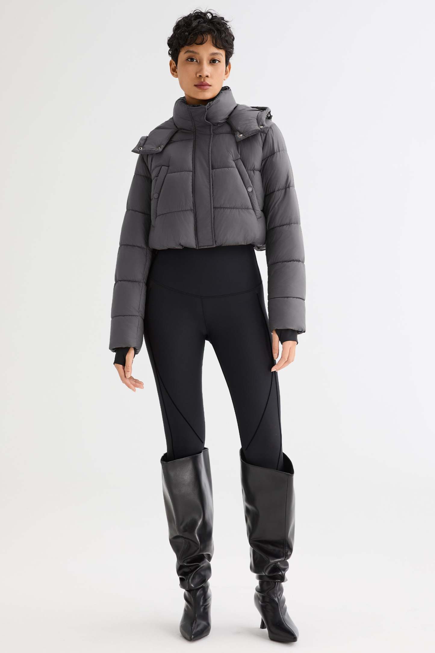 Urban Essential Cropped Lyrella Puffer Jacket