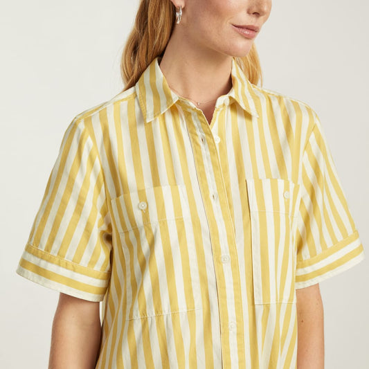 The Daytripper Dress | Cream Gold / Canvas