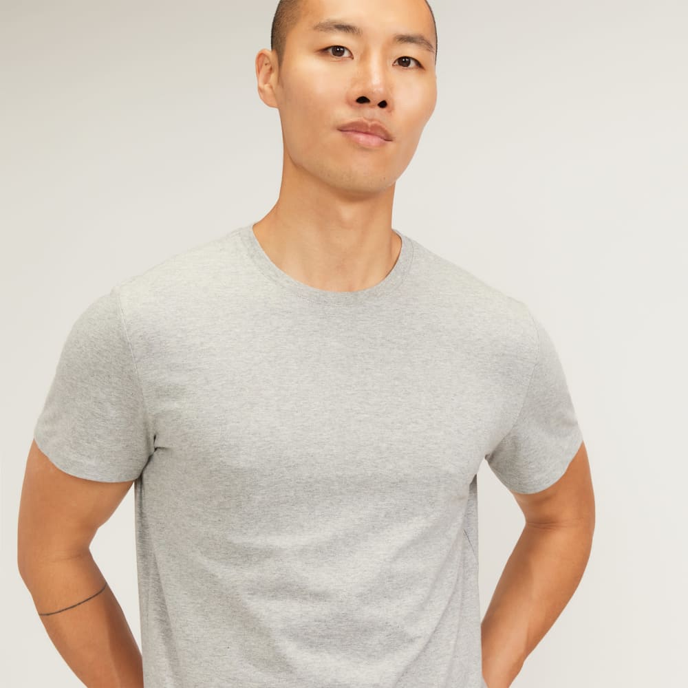 The Organic Cotton Crew |  Heathered Grey