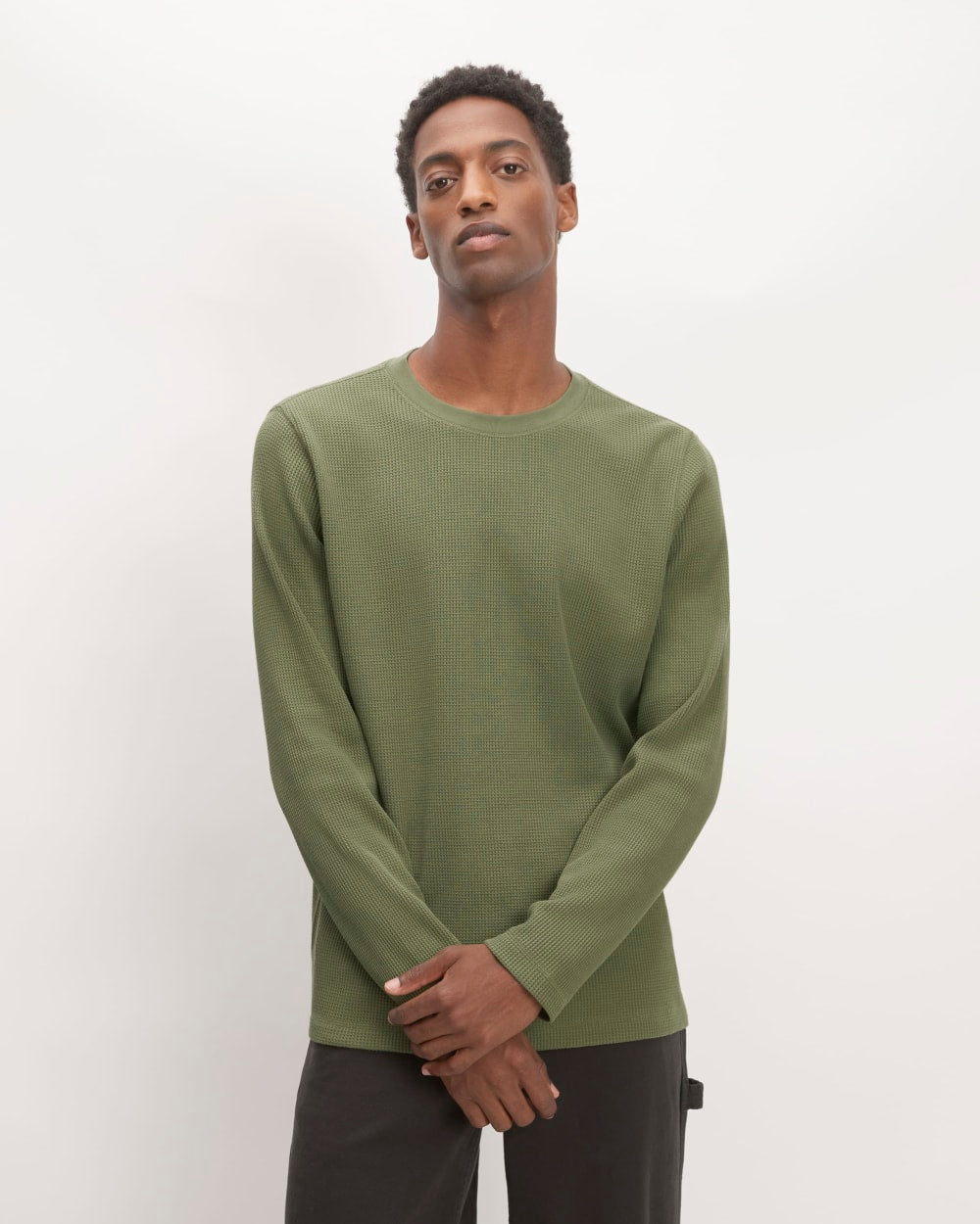 The Waffle Long-Sleeve Crew | Kalamata
