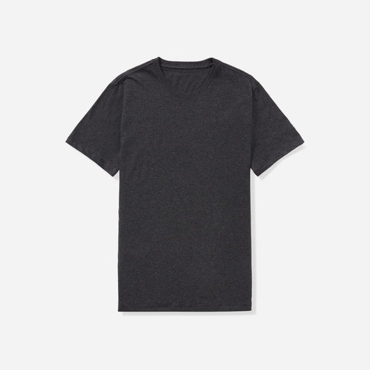 The Organic Cotton Crew | Heather Charcoal