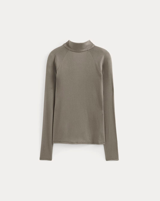 Tie-Neck Top in Butterluxe | Taupe