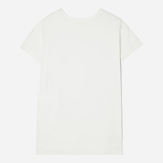 The Oversized Mariner Dress | White