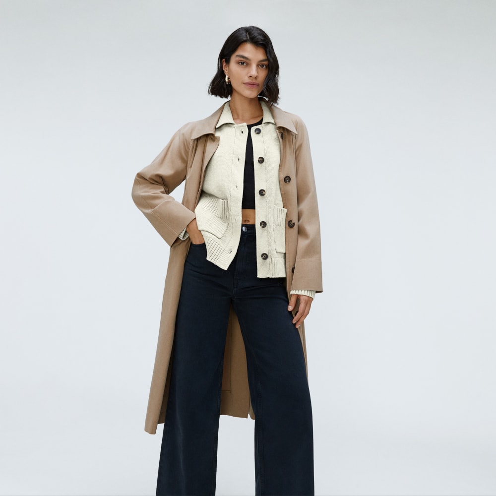 The Cotton Chore Sweater Jacket | Canvas