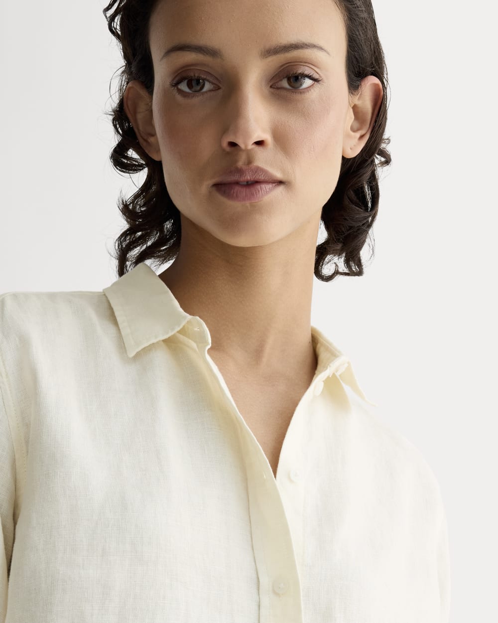 The Must-Have Shirt in Linen | Bone