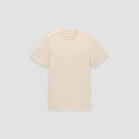 The Premium-Weight Pocket Tee | Uniform | Heathered Cashew