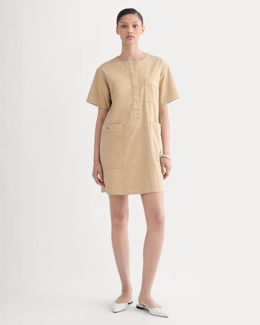 The Safari Mini Dress | Classic Khaki