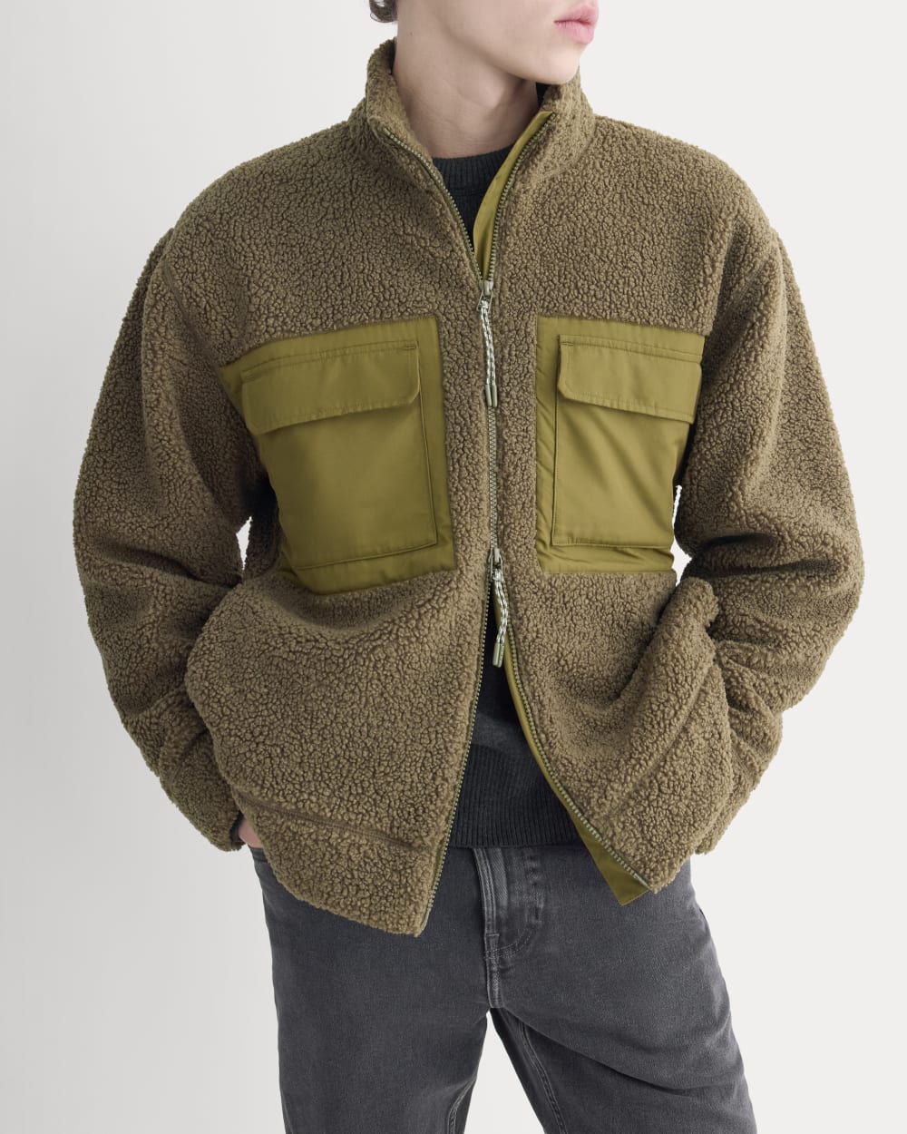 ReTrack Fleece Zip-Up | Beech