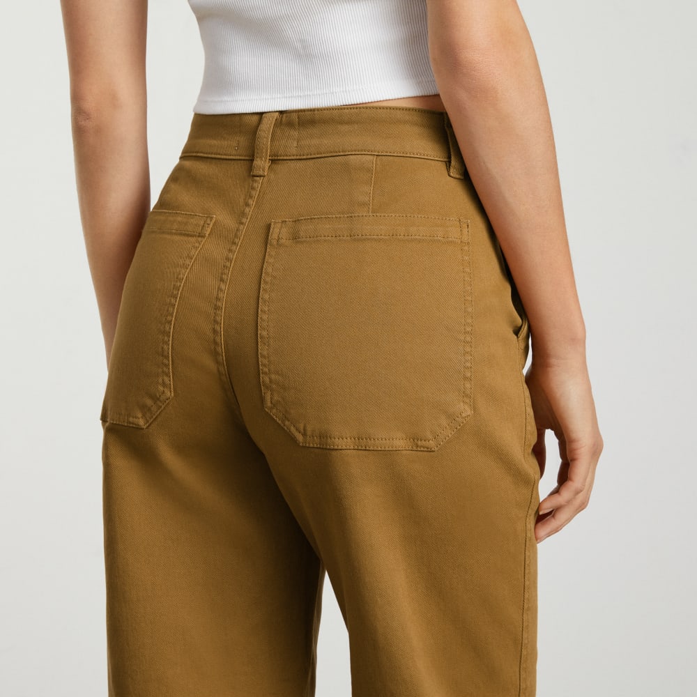 The Utility Barrel Pant | Golden Brown | Tall