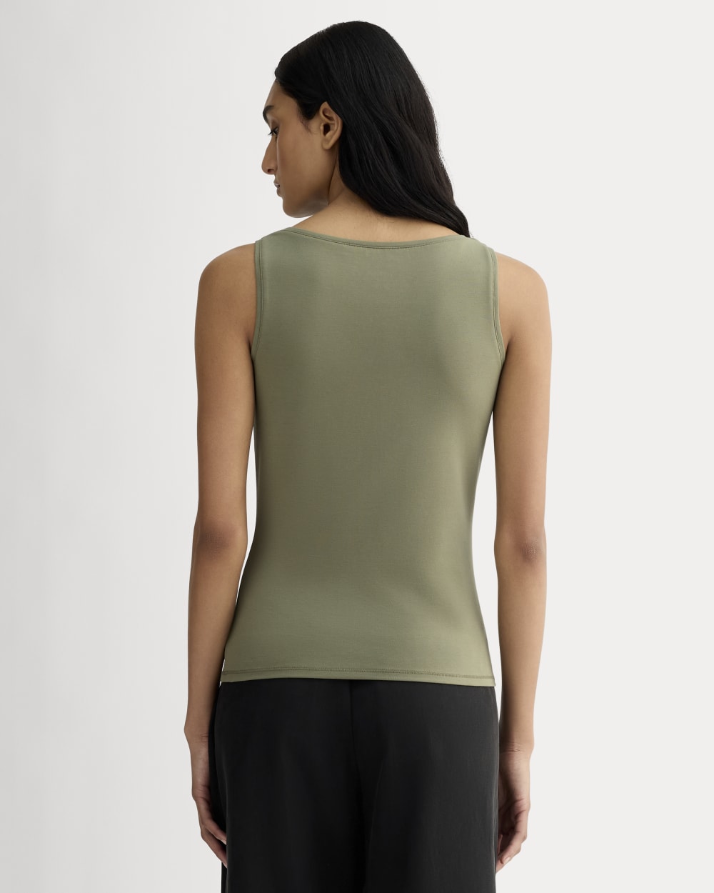 The Form Boatneck Tank | Lichen Green