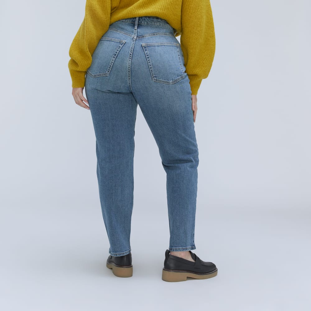 The Cheeky Hourglass Jean | Worn-In Mid Blue | 28.5 Inseam