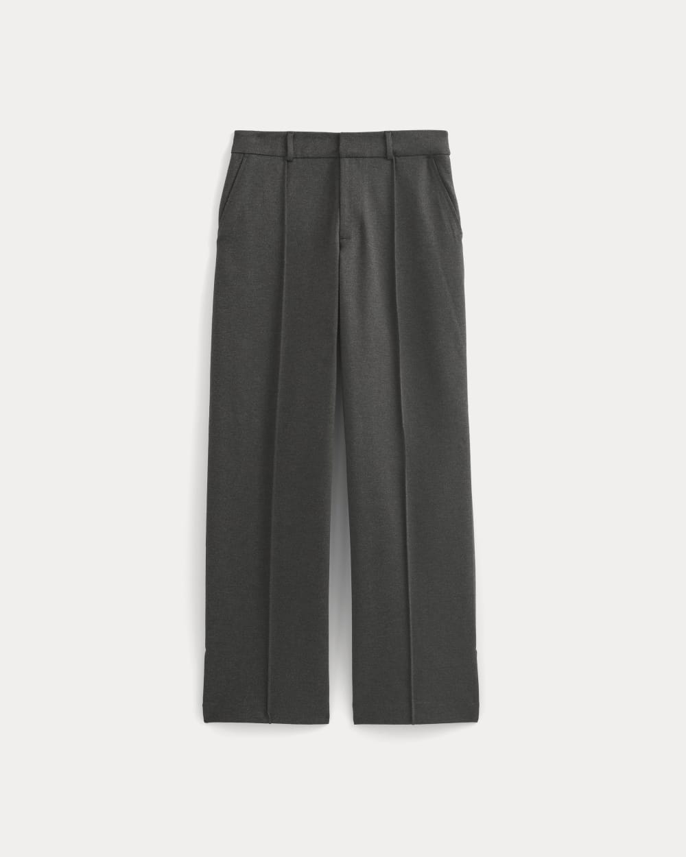 Dream Wide-Leg Trouser | Heathered Soot
